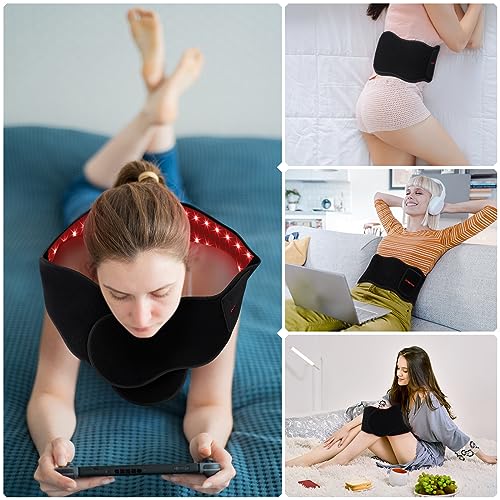 Streamlet Red Light Therapy Belt, 120 LED Combo 660nm 850nm Wearable Red Light Therapy Streamlet buy supplements canada