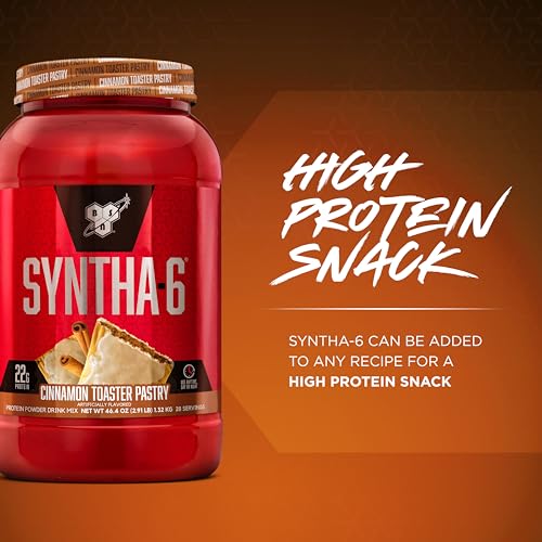 BSN SYNTHA-6 Whey Protein Powder with Micellar Casein, Milk Isolate, Cinnamon Toaster BSN buy supplements canada
