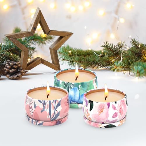 3 Pack Scented Candles Set for Christmas Thanksginving Gift, Relaxing Aromatherapy Candles Gift Henaler buy supplements canada