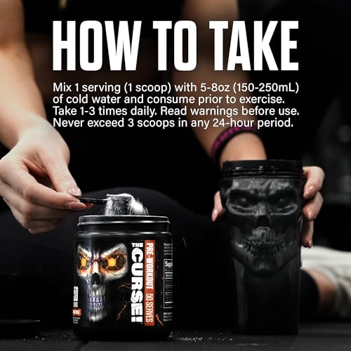 JNX SPORTS The Curse! Pre Workout Powder - Blue Raspberry 50 Servings | Preworkout JNX SPORTS buy supplements canada