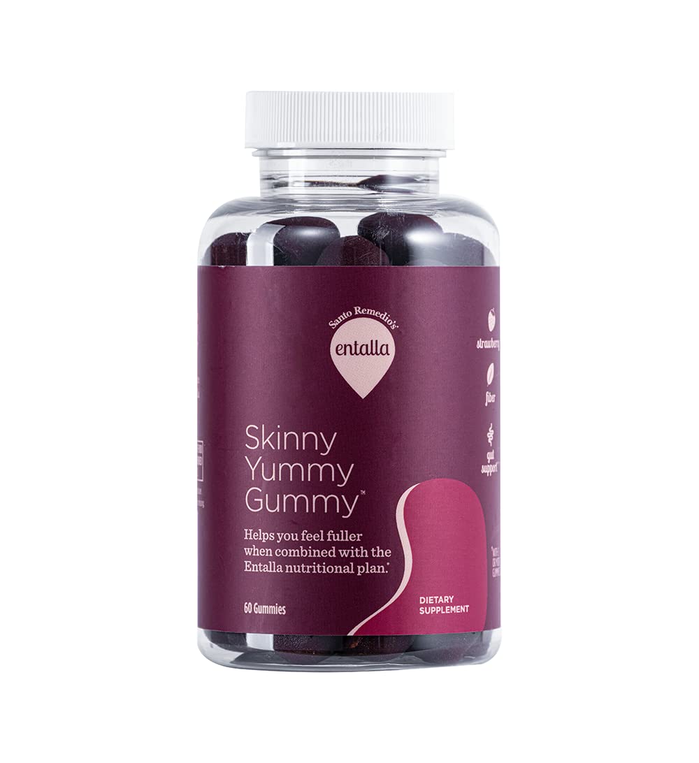 Santo Remedio, Entalla, Skinny Yummy Gummy, Nutritional Supplement, Gummy Fiber for Digestive Gut Support Santo Remedio buy supplements canada