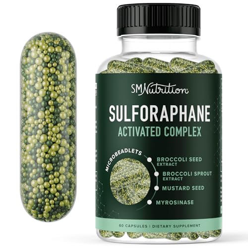 20MG Sulforaphane | From Broccoli Sprouts & Seed Extract | 565MG Microbeadlet SMNutrition buy supplements canada