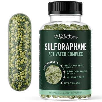20MG Sulforaphane | From Broccoli Sprouts & Seed Extract | 565MG Microbeadlet SMNutrition buy supplements canada