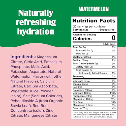 Ultima Replenisher Daily Electrolyte Drink Mix – Watermelon, 30 Servings – Hydration Ultima Replenisher buy supplements canada