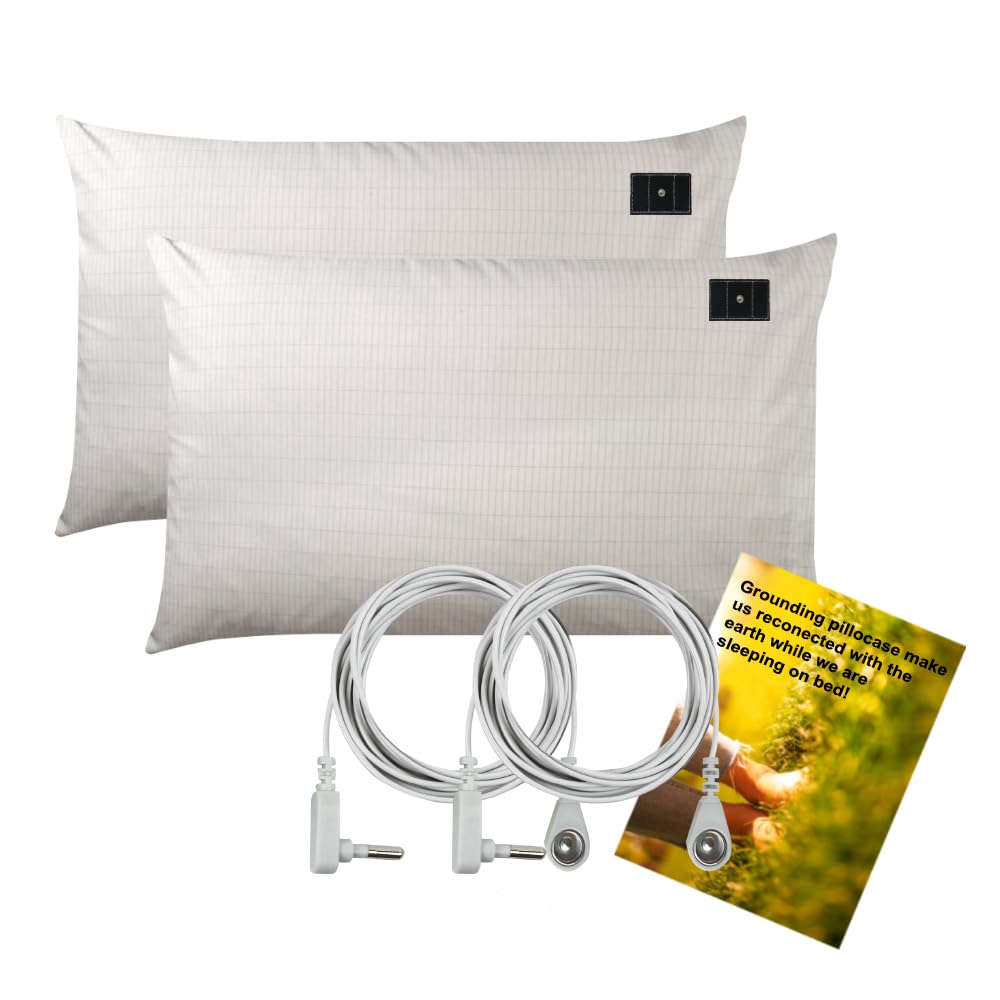 ibowee Grounding Piowcase 2 Pack, Conductive Pillowcase with US Cord for Natural Wellness ibowee buy supplements canada