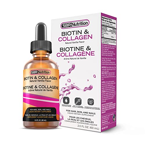 SBR Nutrition Biotin and Collagen Liquid Drops Daily Food Supplement, Vitamins SBR Nutrition buy supplements canada