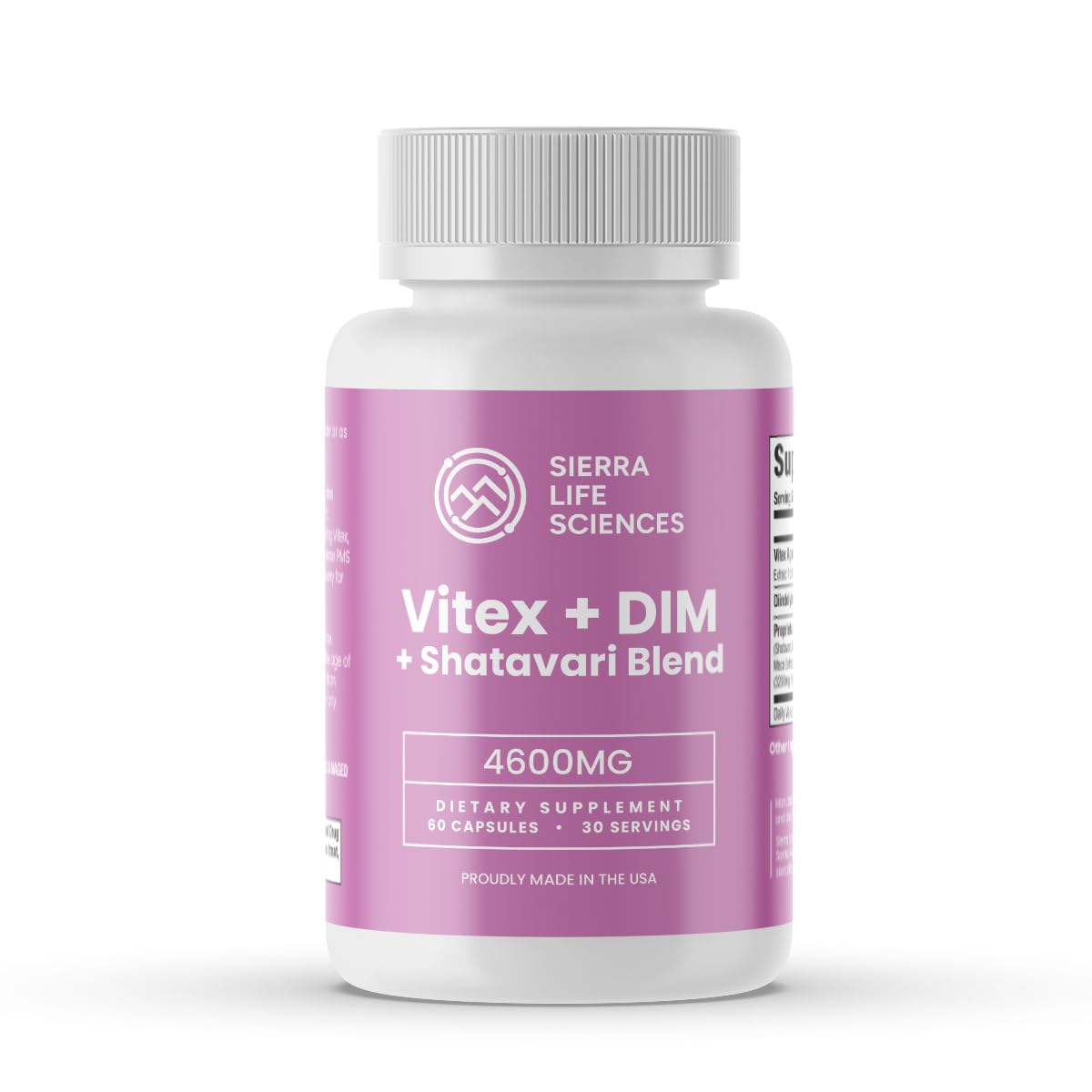 SIERRA LIFE SCIENCES Hormonal Balance Blend for Women – Vitex, DIM, Shatavari + Adaptogenic Support – Menstrual & Menopause Relief – Vegan, Clean-Label Formula – 4600mg – 60 Capsules SIERRA LIFE SCIENCES buy supplements canada
