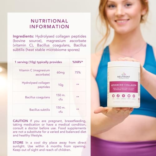 Neutrient™ Advanced Collagen Powder Supplement, Hydrolyzed Collagen Peptides Neutrient the science of nature buy supplements canada