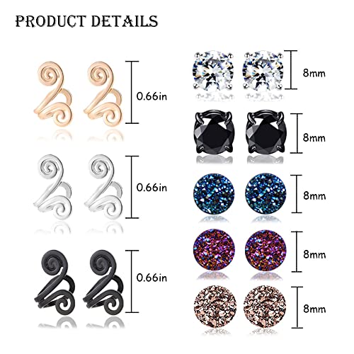 Ronglry Acupressure Slimming Earrings Therapy Weight Loss Earrings for Women Men Ronglry buy supplements canada