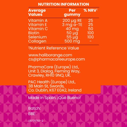 HALIBORANGE BEAUTY COLLAGEN GUMMIES Haliborange buy supplements canada