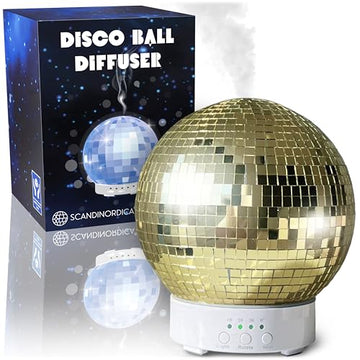 Disco Ball Diffuser Rotating - 300 ML Mirror Ball Oil Diffuser, Essential Oils Diffusers for Home SCANDINORDICA buy supplements canada