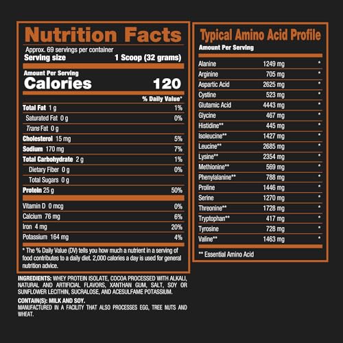 BPI Sports ISO HD Isolate Protein Chocolate Brownie - 69 Servings, 5.4 pounds BPI Sports buy supplements canada