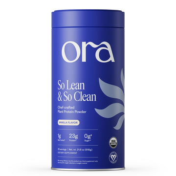 Ora Organic Plant-Based Protein Powder - 23g Protein for Women and Men - Vanilla Flavor 20 Servings, Vegan, Clean Protein Ora Organic buy supplements canada