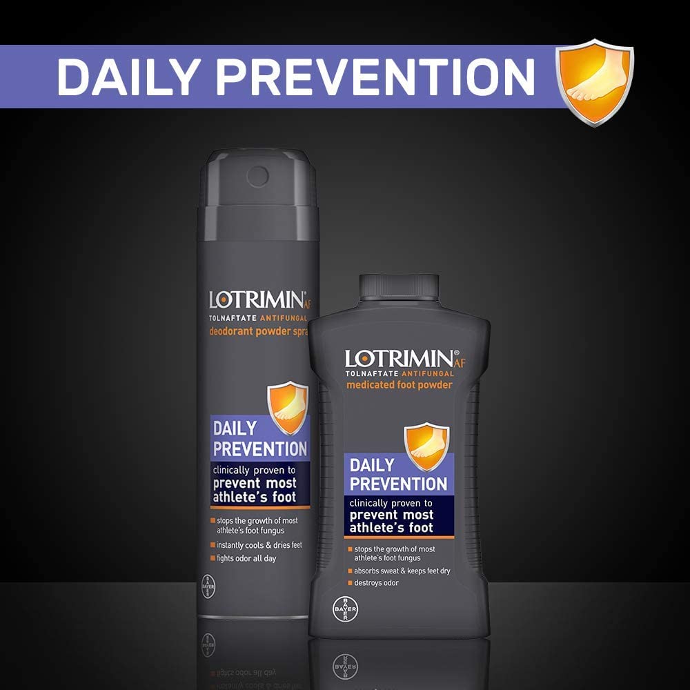 Lotrimin AF Athlete's Foot Daily Prevention Deodorant Powder Spray Lotrimin buy supplements canada
