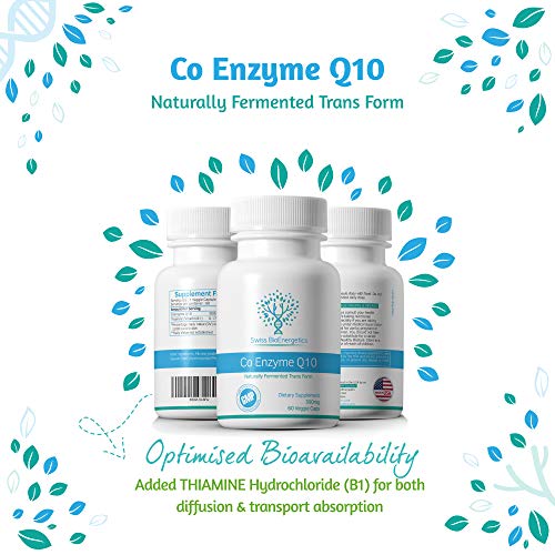 Co Enzyme Q10 CoQ10 300mg 60 Capsules - Superior Naturally Fermented Trans Form swiss bioenergetics buy supplements canada