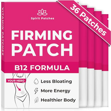 Firming B12 Patches (Pack of 36) - 100% Natural Vitamin Patches for Women, Energy & Body Support Spirit Patches buy supplements canada