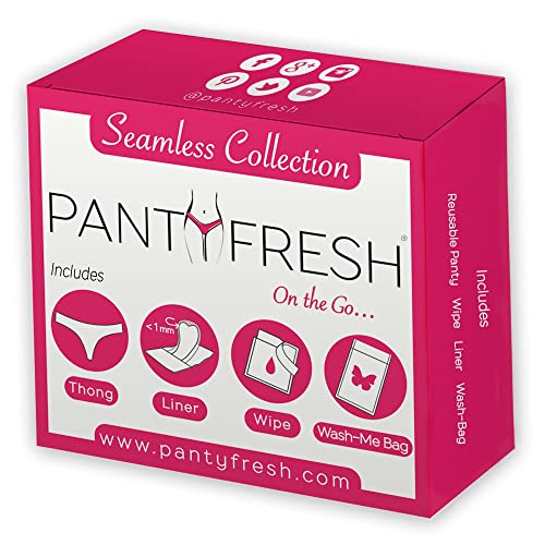 to-Go Panty Kit Includes 4 Items Seamless Thong Underwear Fresh Wipe Pantyliner & Washbag Travel Panty Fresh buy supplements canada