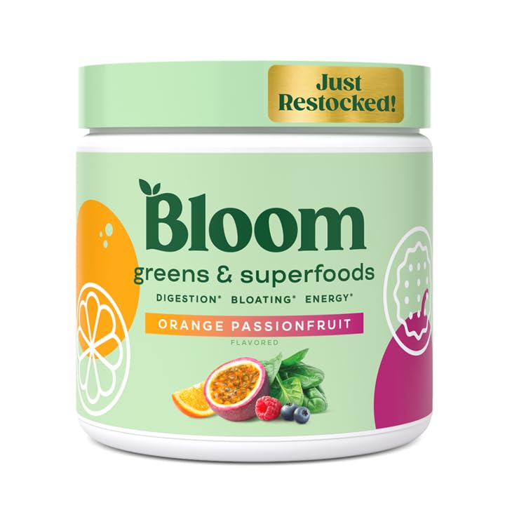 Bloom Nutrition Greens and Superfoods Powder for Digestive Health, Greens Powder Bloom Nutrition buy supplements canada