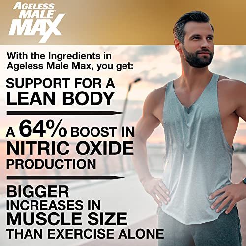 Ageless Male Max Chewable Nitric Oxide Booster Supplement for Men – High Potency New Vitality buy supplements canada