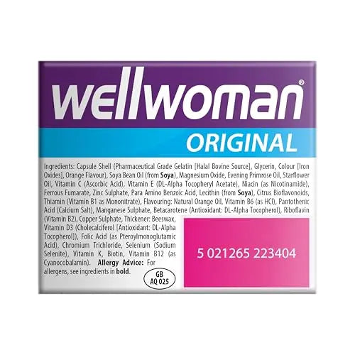 WELLWOMAN ORIGINAL CAPS Wellwoman buy supplements canada