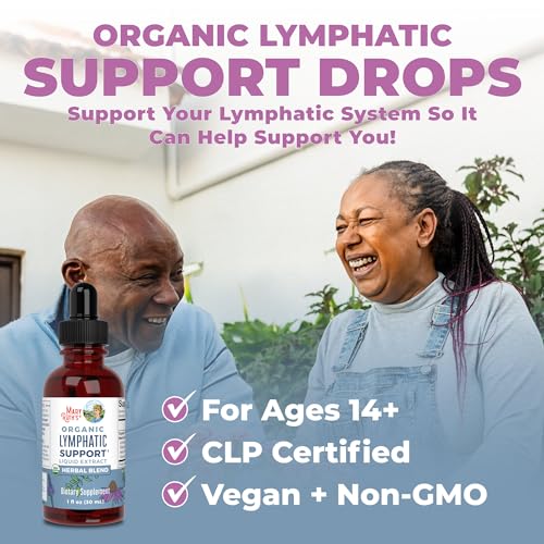 Lymphatic Support Drops | USDA Organic Lymphatic Cleanse Immune Support Supplement MaryRuth Organics buy supplements canada