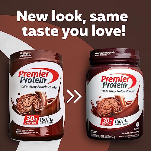 Premier Protein Powder, Chocolate Milkshake, 30g Protein, 1g Sugar, 100% Whey Protein Premier Protein buy supplements canada
