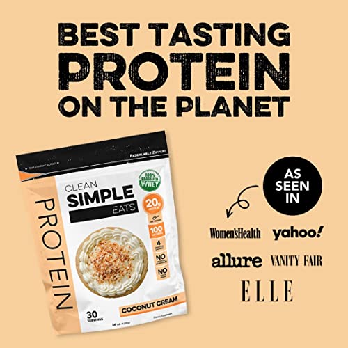 Clean Simple Eats Coconut Cream Whey Protein Powder, Natural Sweetened and Cold Clean Simple Eats buy supplements canada