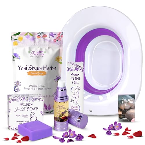 FIVONA Yoni Care Kit 4 in 1 - pH Balanced Natural Yoni Oil, Herbal Bar Soap for Feminine V Wash, Detox FIVONA buy supplements canada