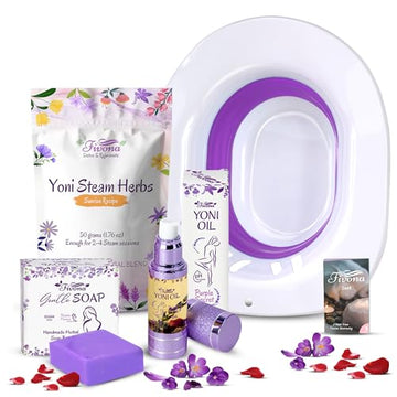 FIVONA Yoni Care Kit 4 in 1 - pH Balanced Natural Yoni Oil, Herbal Bar Soap for Feminine V Wash, Detox FIVONA buy supplements canada