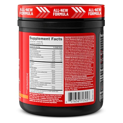 Six Star Pre-Workout Explosion Ripped 2.0 Peach Mango - Endurance Powder with Caffeine Six Star buy supplements canada