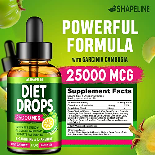 Weight Loss Drops - Appetite Suppressant for Women & Men - Made in The USA SHAPELINE buy supplements canada