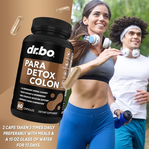 Colon Cleanse Pills Body Detox - Intestinal Guard Cleanser for Stomach - Natural Weight DR. BO buy supplements canada