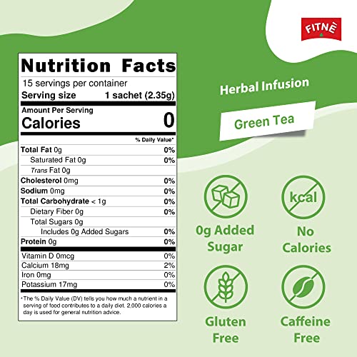 FITNE Green Tea Herbal Honey Lemon With Garcinia Senna Infusion Gentle Detox Cleanse FITNÈ buy supplements canada