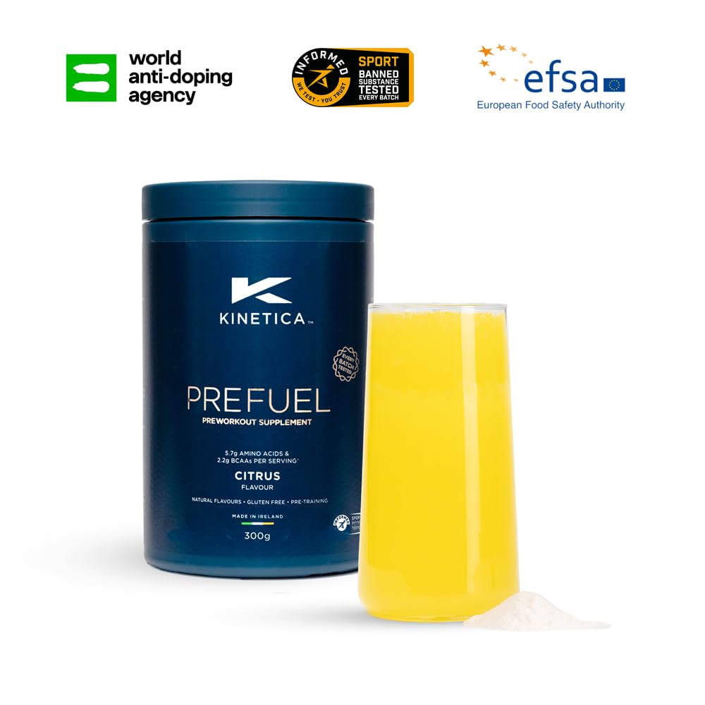Kinetica PreFuel, Pre Workout, 5.7g Amino Acids & 2.2g BCAA's per Serving, 30 Servings Kinetica buy supplements canada