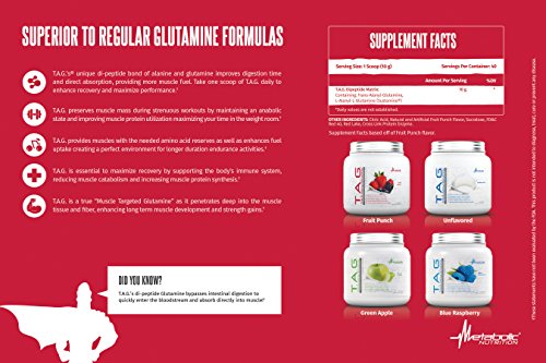 Metabolic Nutrition, TAG, Trans Alanyl Glutamine, 100% L-Glutamine Peptide Powder Metabolic Nutrition buy supplements canada