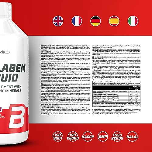 BioTechUSA Collagen Liquid, Flavored Dietary Supplement Drink with Collagen, Vitamins BioTechUSA buy supplements canada
