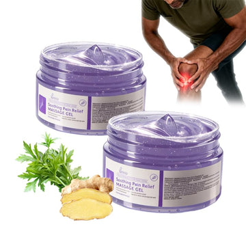 2 Tubes of Soothing Massage Gel, Suitable for Daily use - 3.53 oz. Provides Cooling Relief for Knees, Waist, Neck, Back, Shoulders, Hands, and feet. Contains Mugwort and Ginger extracts. XIFYHO buy supplements canada