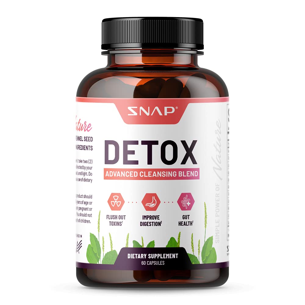 Snap Supplements Detox Cleanse Capsules - Advanced Blend for Full Body Detox & Cleans Snap Supplements buy supplements canada