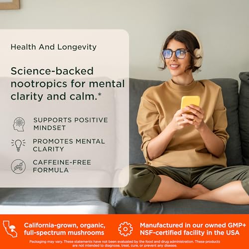The Genius Brand Rise + Shine Nootropic – Cordyceps & Rhodiola Rosea – Caffeine-Free Energy & Mood Support – Focus, Clarity & Emotional Balance – 30 Servings The Genius Brand buy supplements canada