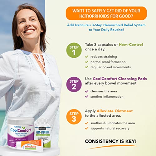 Naticura Hem-Control Natural Hemorrhoid Supplement - Vegan Herbal Supp Naticura buy supplements canada