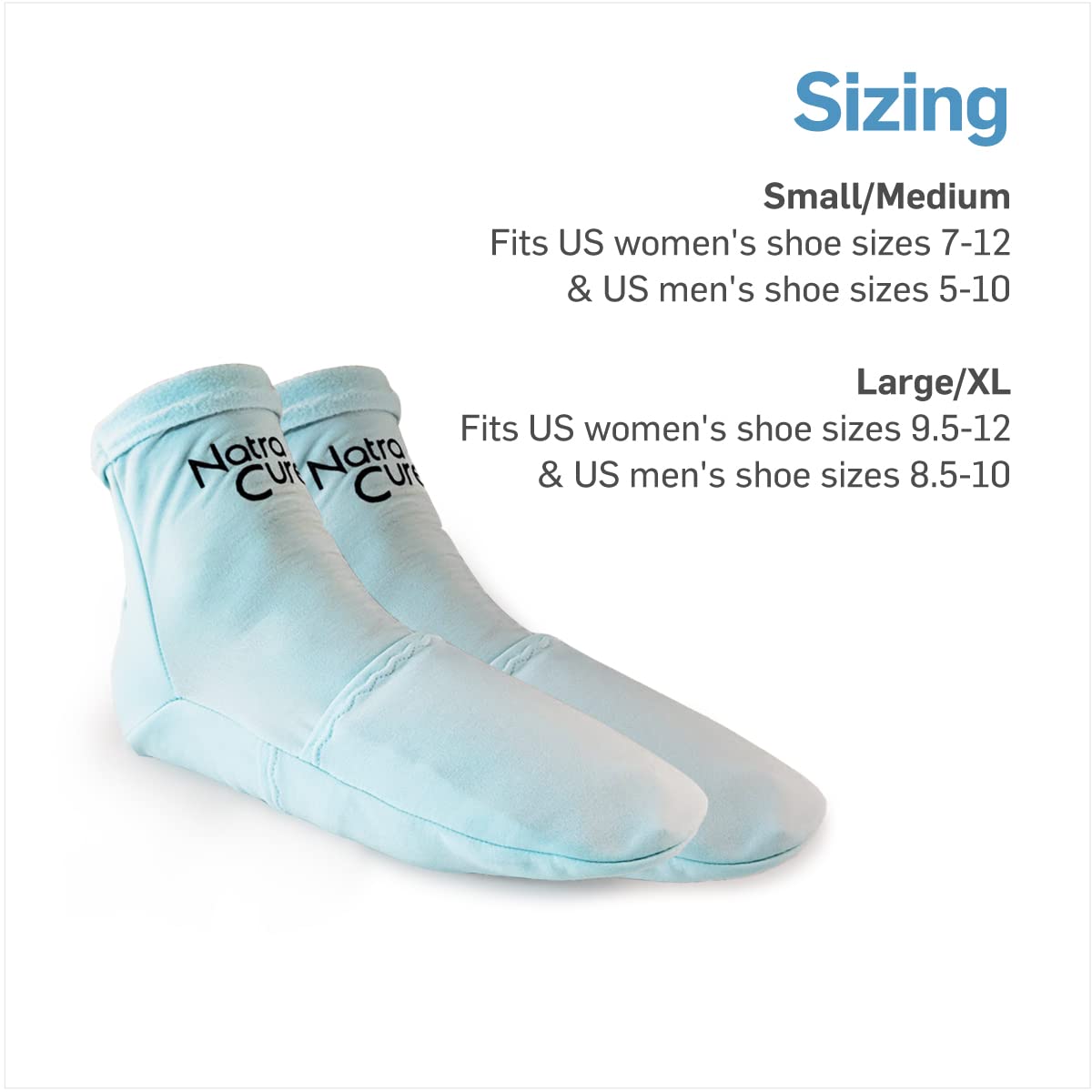NatraCure Cold Therapy Socks - Reusable Gel Ice Frozen Slippers for Feet NatraCure buy supplements canada