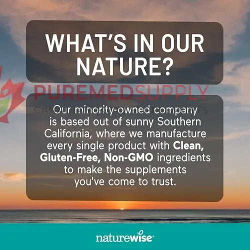 NatureWise Multivitamin for Women + Stress Support with Organic Whole Foods & Natural Minerals - B-Complex + Vitamin C + D3 K2 for Immunity, Hair, Skin & Nails - Non-GMO - 60 Capsules[30-Day Supply] NatureWise buy supplements canada