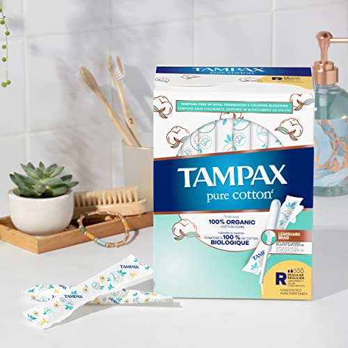 TAMPAX Pure 100% Organic Cotton Core Super Absorbency Tampons - 24 ct Tampax buy supplements canada