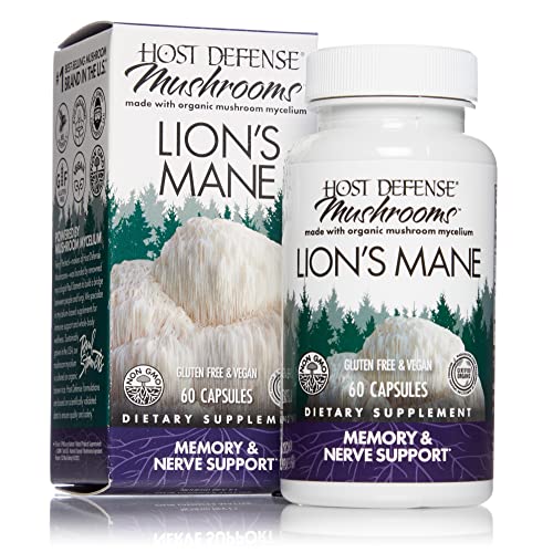 Host Defense, Lion's Mane Capsules, Promotes Mental Clarity, Focus and Memory Host Defense buy supplements canada