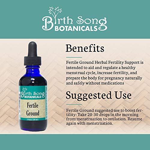 Birth Song Botanicals Fertile Ground Fertility Liquid Tincture, Herbal Supplement to Help Regulate Birth Song Botanicals buy supplements canada