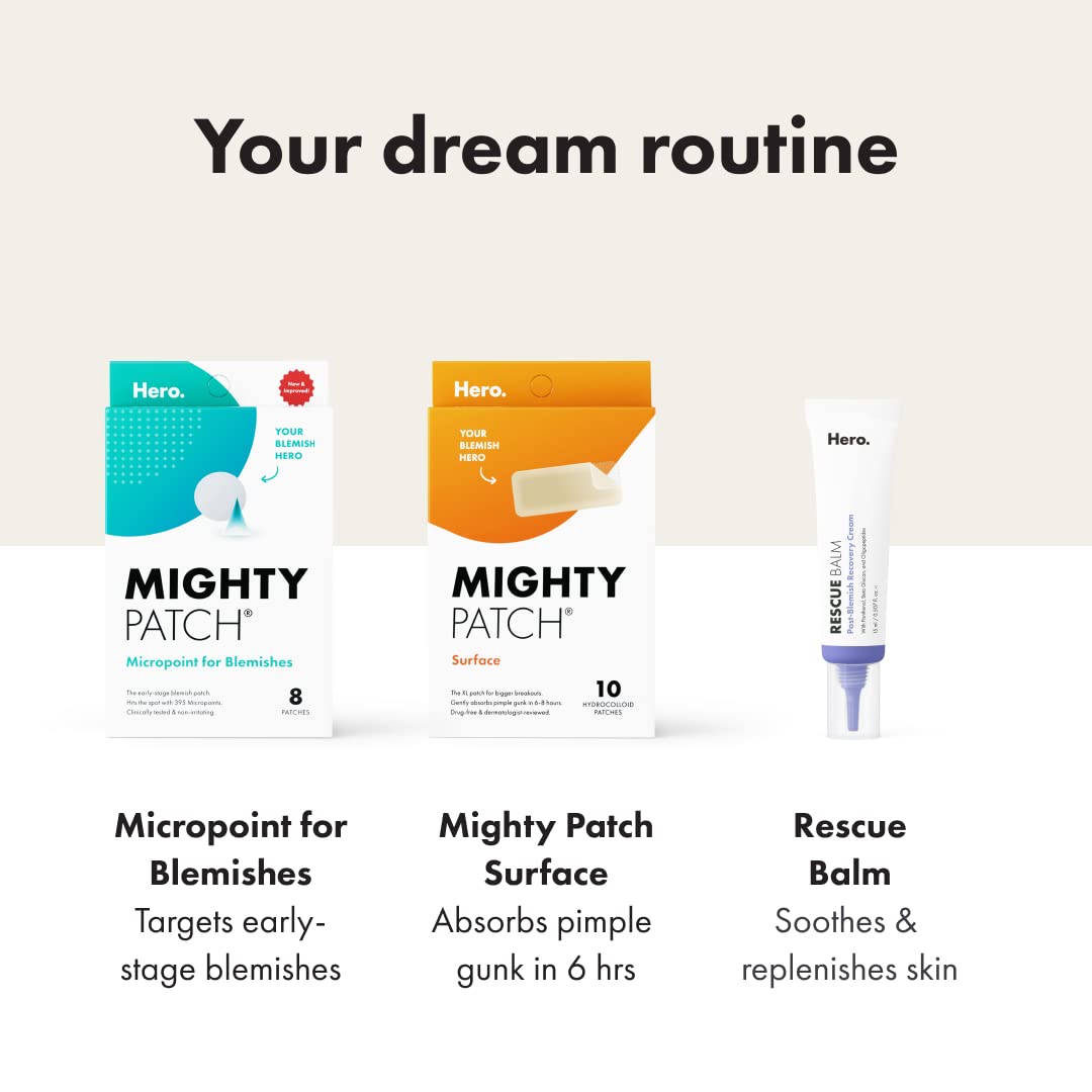 Mighty Patch™ Surface patch from Hero Cosmetics - Hydrocolloid Spot Patch for Body Mighty Patch buy supplements canada