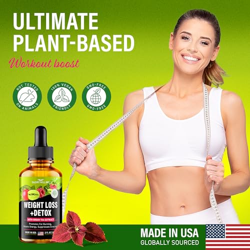 Glory Will Inc Weight Loss Drops Natural Detox Made in USA - Diet Drops for Fat Loss healthsupps.co.uk buy supplements canada