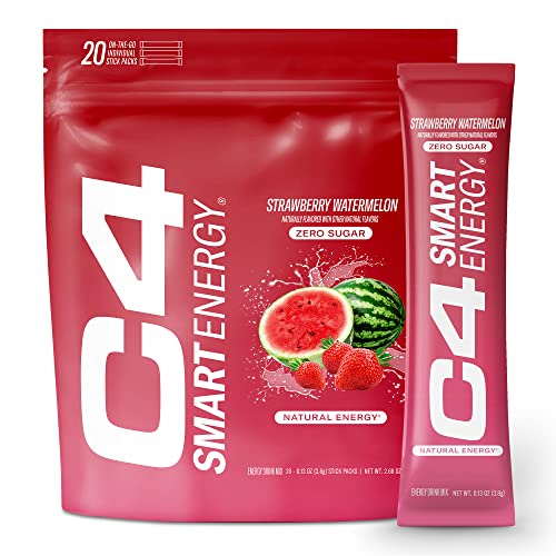 C4 Smart Energy Powder Stick Packs - Sugar Free Performance Fuel & Nootropic Brain Cellucor buy supplements canada