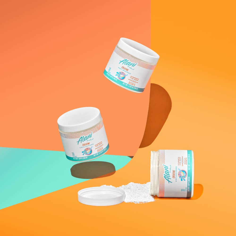Alani Nu Creatine Monohydrate Powder and Pre Workout Breezeberry Powder Bundle Alani Nu buy supplements canada
